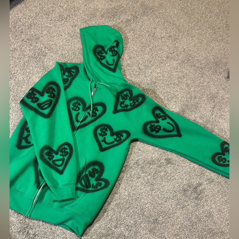 Green Money Zip Up
